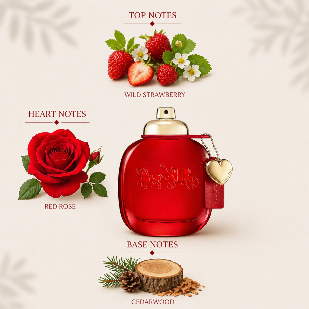 Coach Love EDP Decant Sample notes
