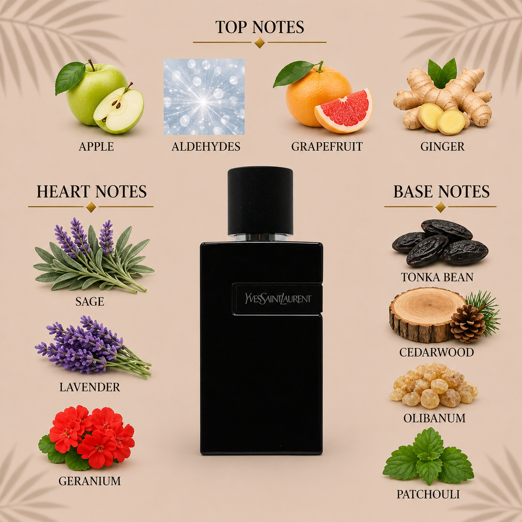 Yves Saint Laurent Y Le Parfum Decant Sample notes