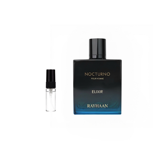 Rayhaan Nocturno Elixir EDP Decant Sample 2ml