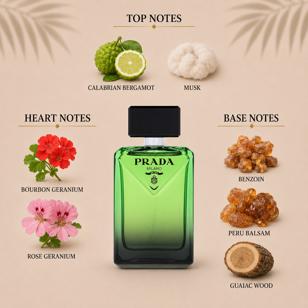 Prada Paradigme EDP Decant Sample notes