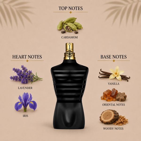 Jean Paul Gaultier Le Male Le Parfum Decant Sample notes